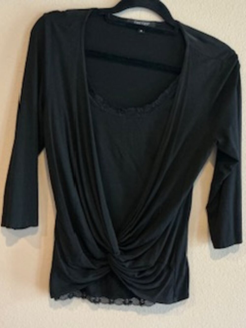 Karen Kane 3/4 Sleeve Women's Blouse, Size M
